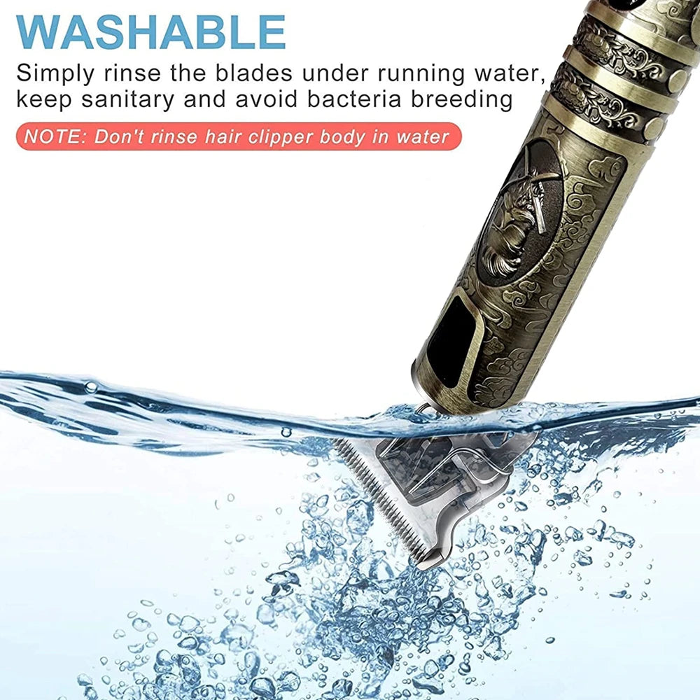 T9 LCD Electric Hair Trimmer – Precision Carving & Shaving Clipper for Men