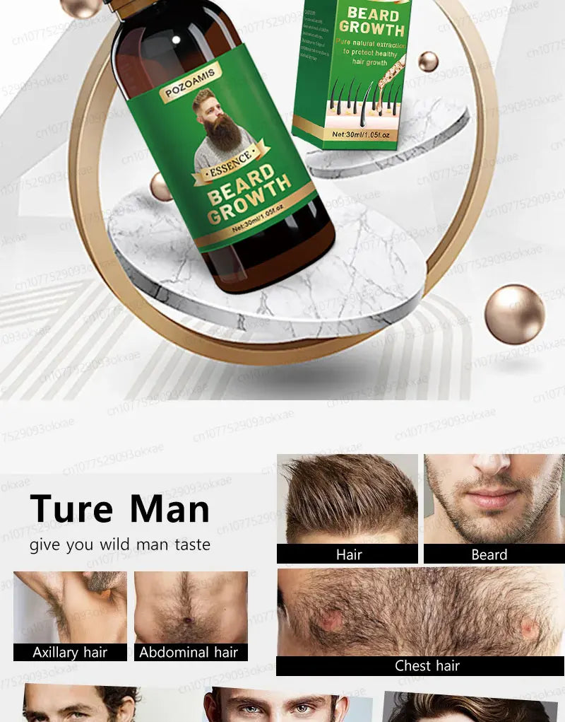 2025 Beard & Hair Growth Essence