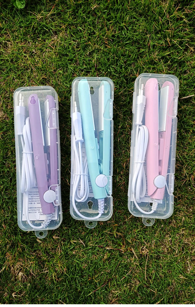3-in-1 Professional Hair Styling Tool – Flat Iron, Curling Iron & Hot Comb