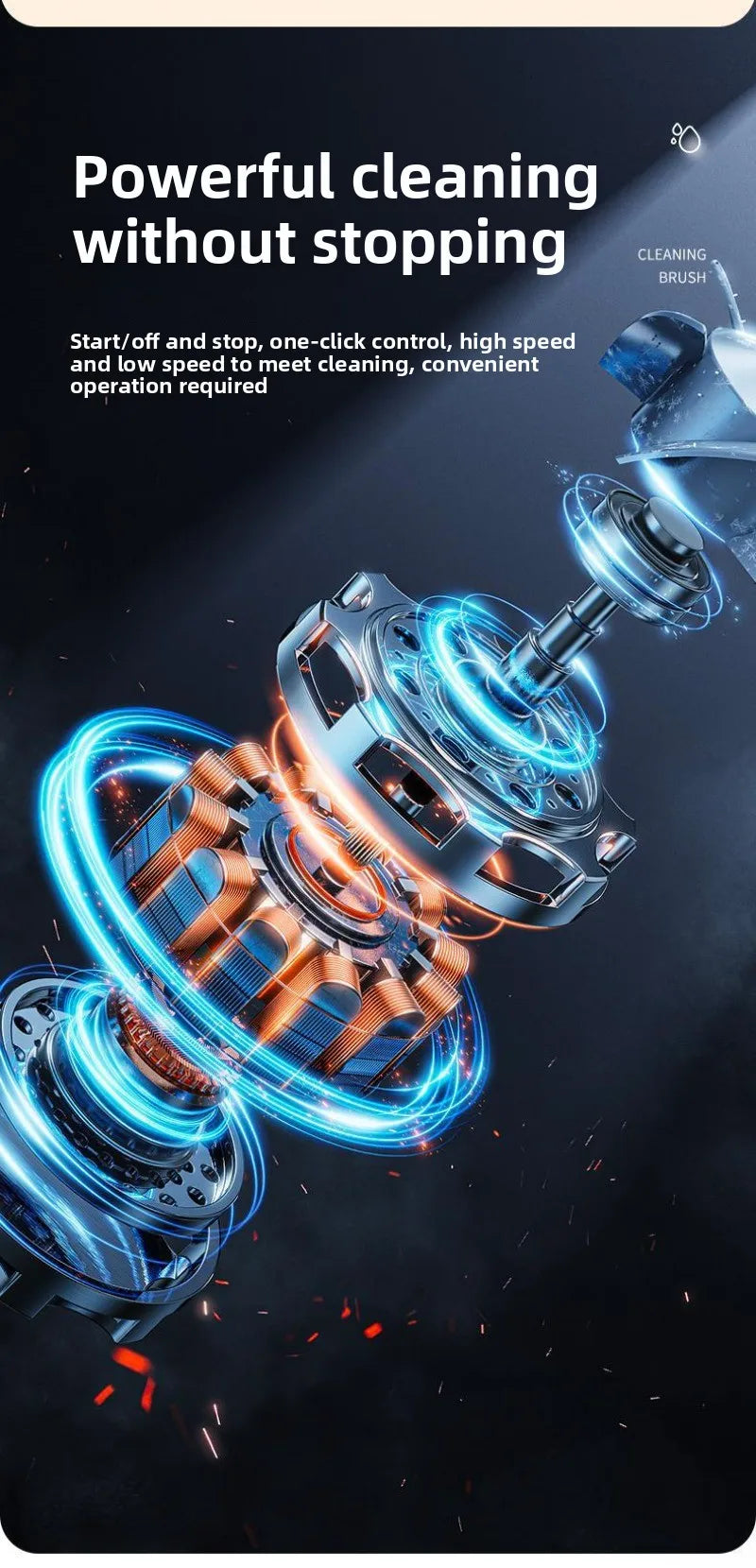 Multifunctional Electric Cleaning Brush – Wireless Household Scrubber