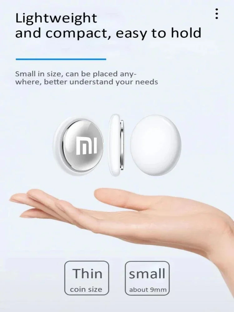 Xiaomi Mini GPS Tracker – Smart Bluetooth Locator with FindMy App for Kids, Pets & Bags