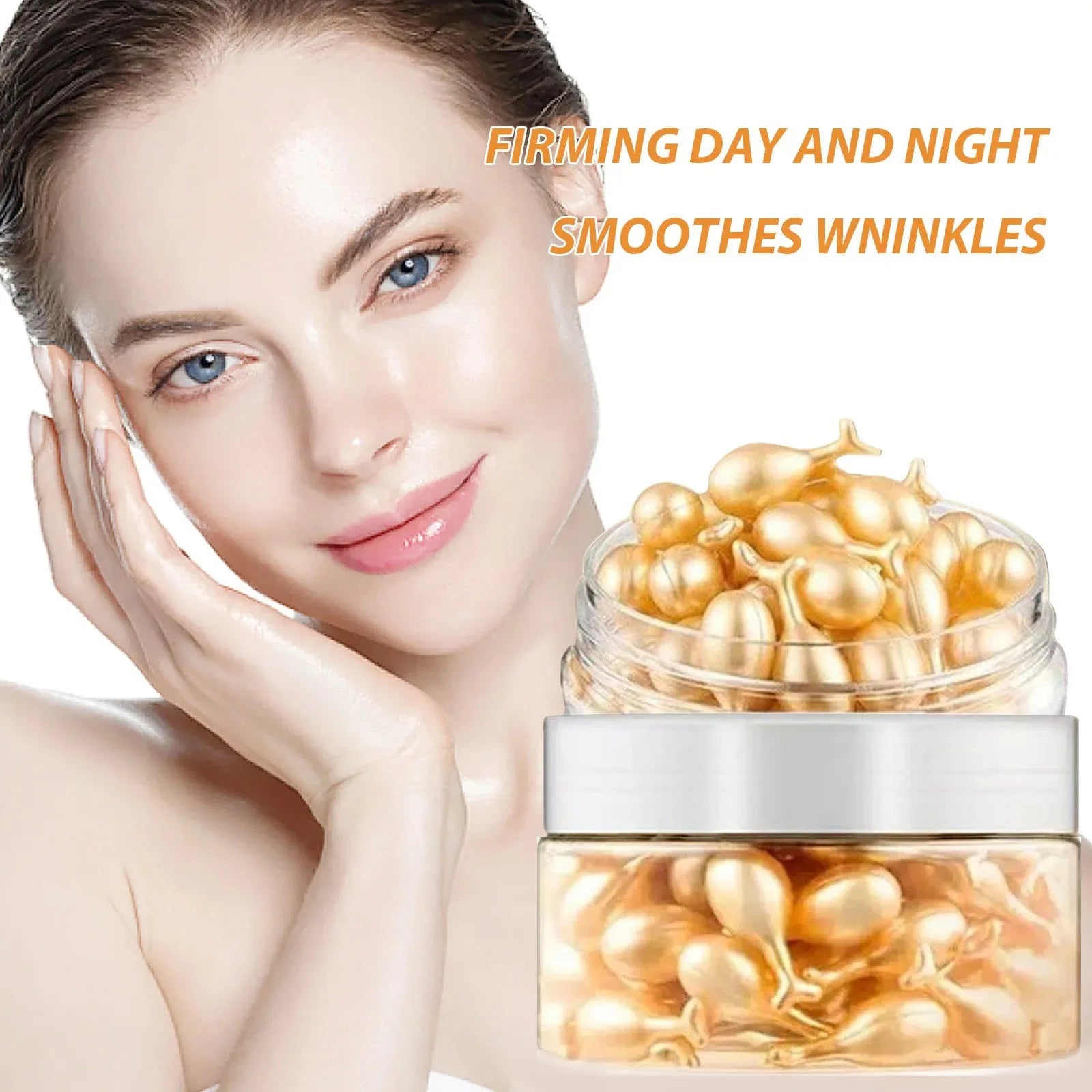 50Pcs Collagen Face Serum Capsules