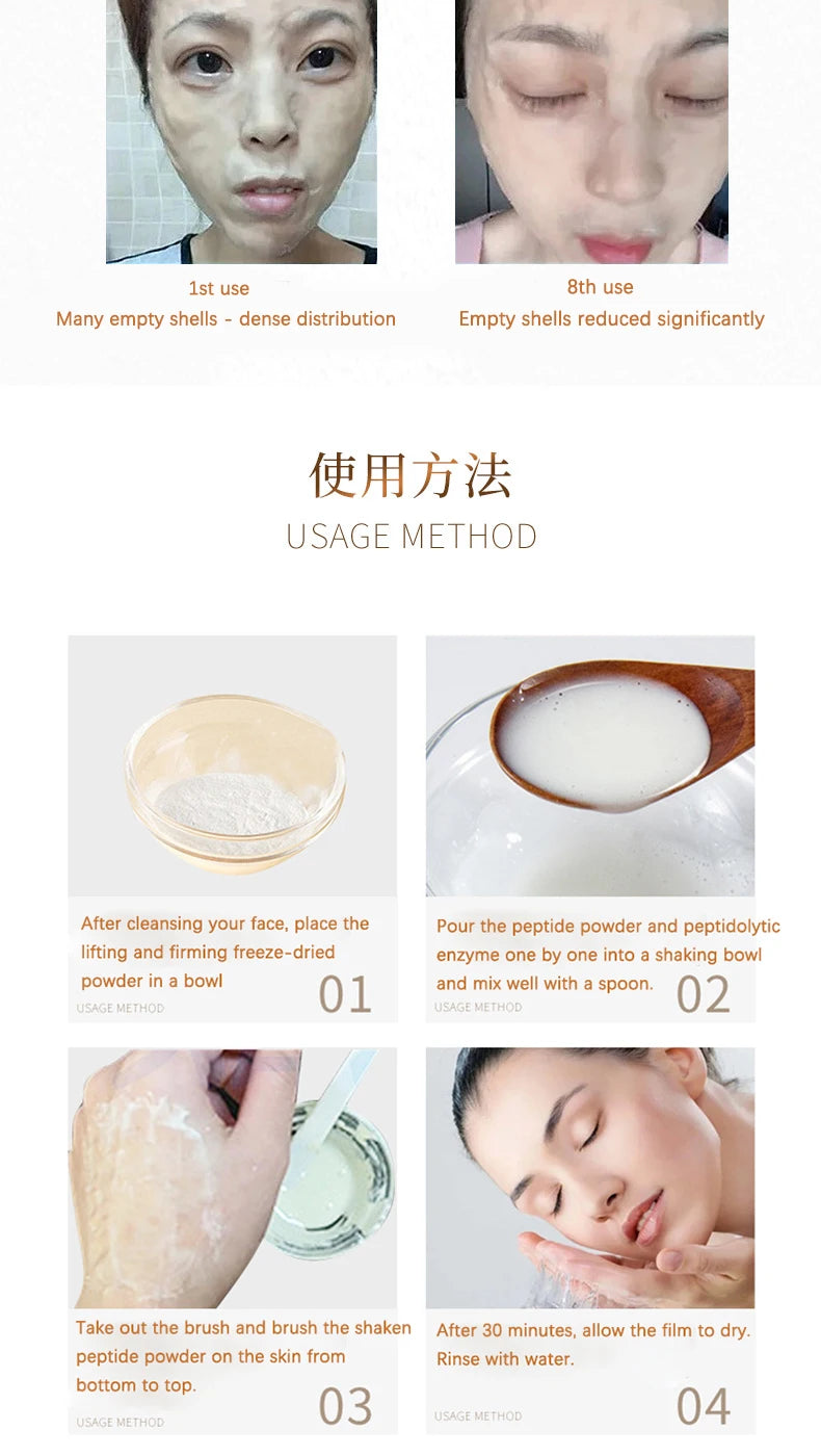 Collagen & Hyaluronic Acid Face Mask – Firming, Whitening & Anti-Wrinkle Care