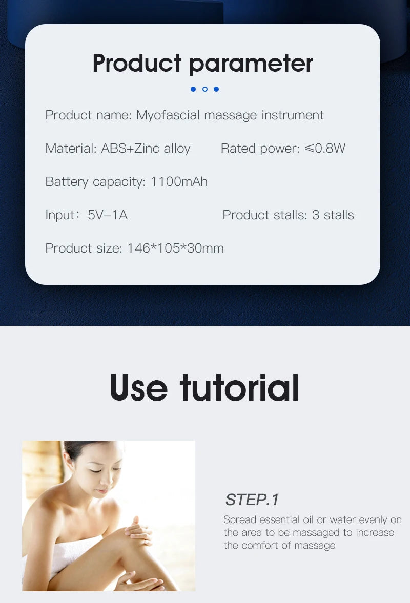 Electric Fascia Knife – Deep Tissue Muscle Massage Tool