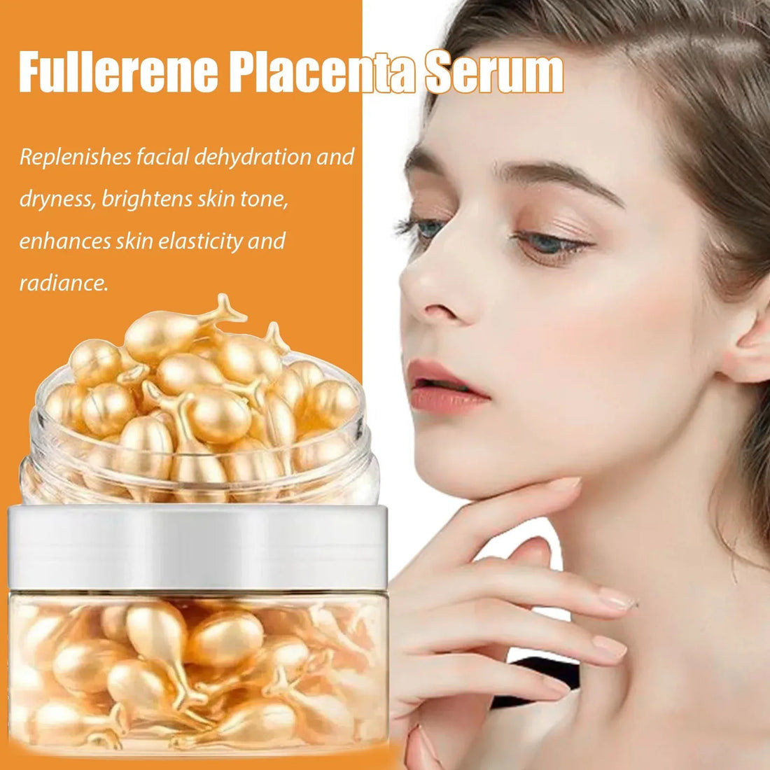 50Pcs Collagen Face Serum Capsules