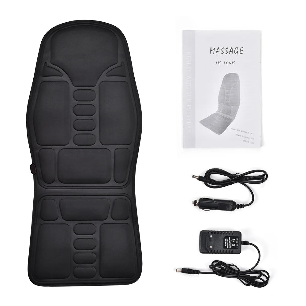 Electric Infrared Massage Chair Cushion – Full-Body Vibrating Mat with Heat