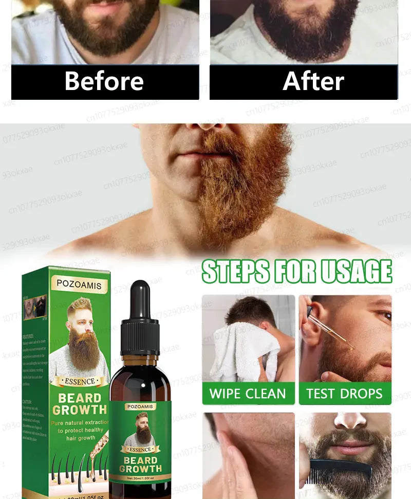 2025 Beard & Hair Growth Essence