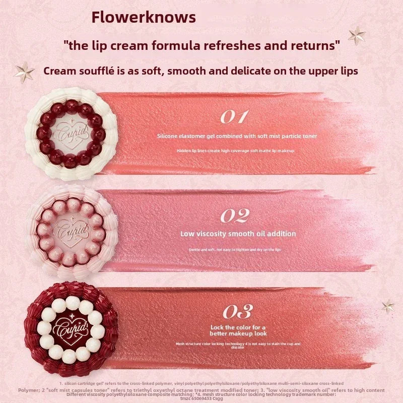 Flowerknows Strawberry Cupid Matte Velvet Lipstick
