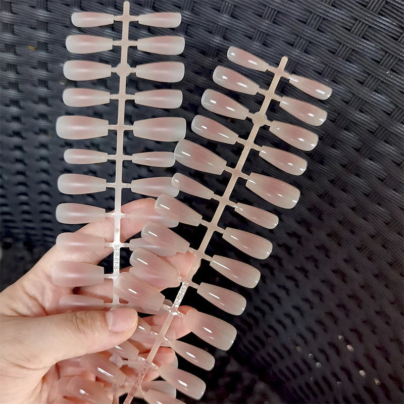 30Pcs Matte Nude Press-On Nails