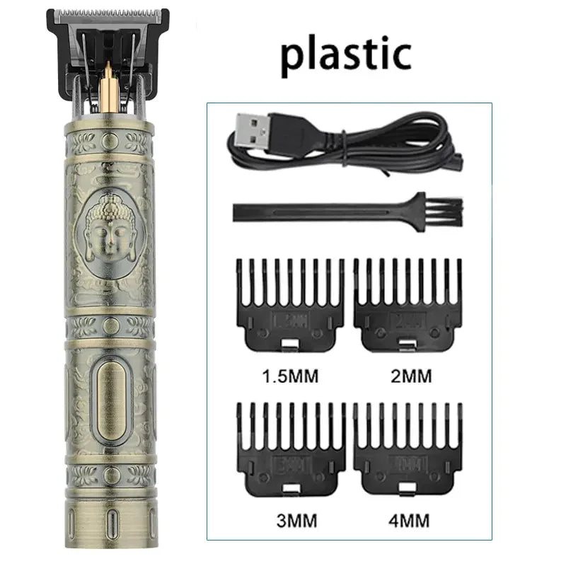 T9 LCD Electric Hair Trimmer – Precision Carving & Shaving Clipper for Men