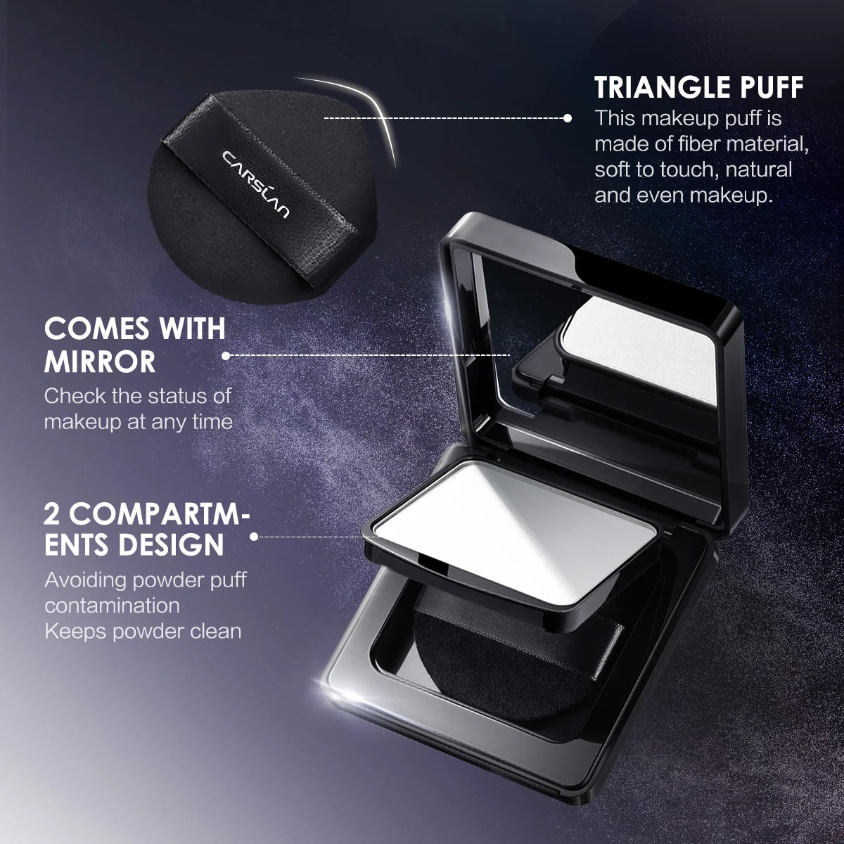 CARSLAN Stay Matte Pressed Powder