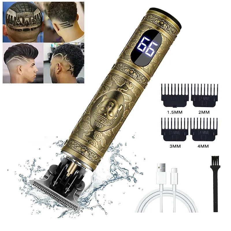 T9 Electric Hair Clipper – Dragon Buddha Beard & Body Trimmer