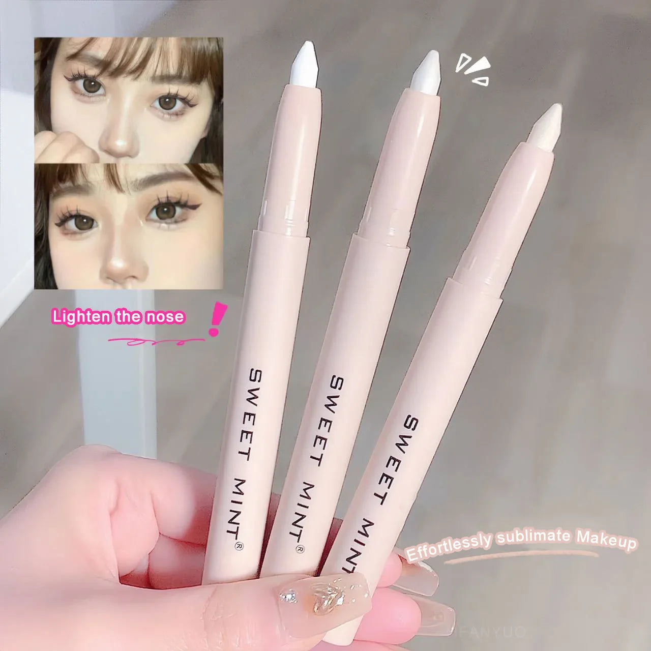 Lying Silkworm Eyeshadow Highlighter Pen – Matte & Pearl Brightening Stick