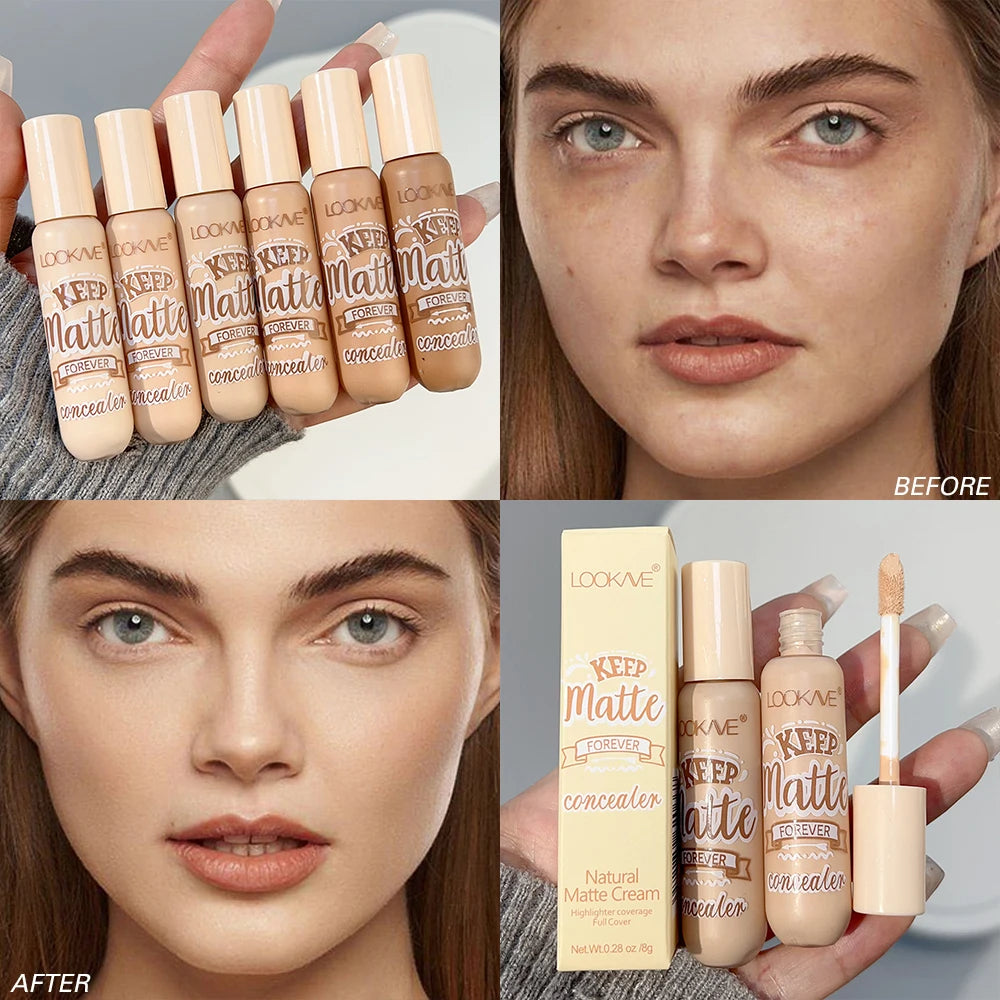 Waterproof Matte Liquid Concealer Cream