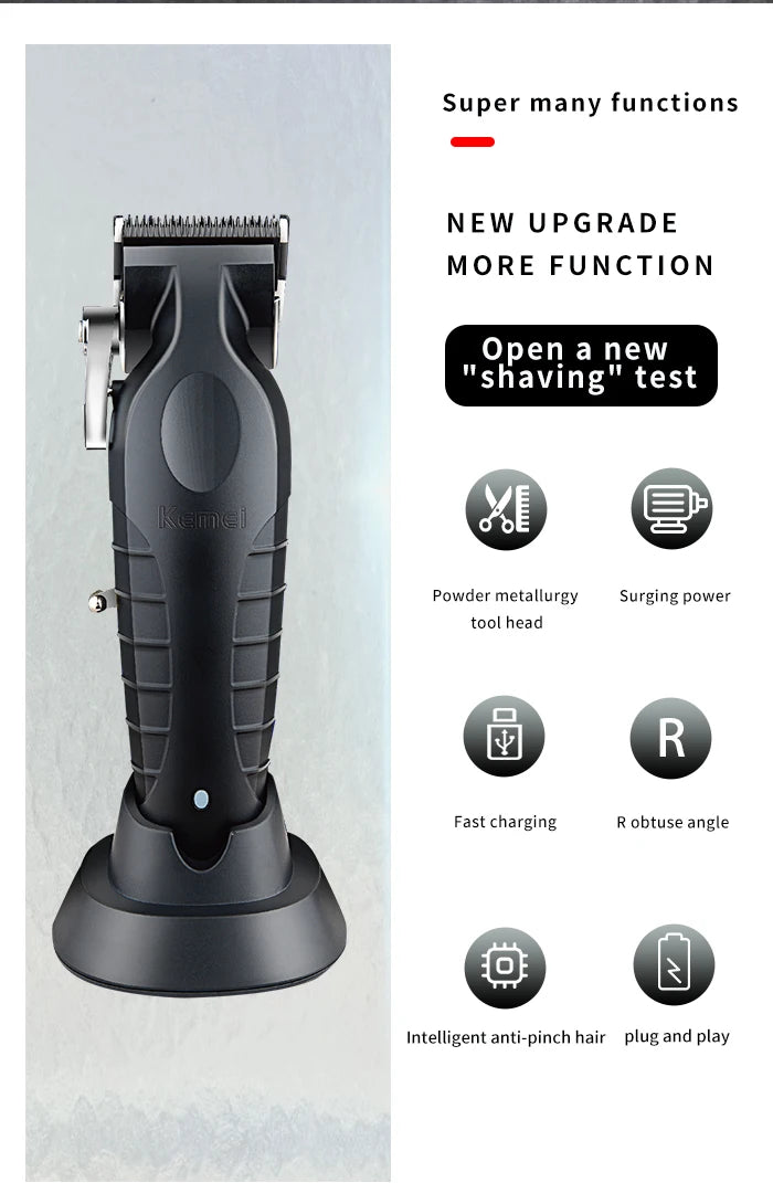 Kemei KM-2296 Cordless Body Hair Trimmer