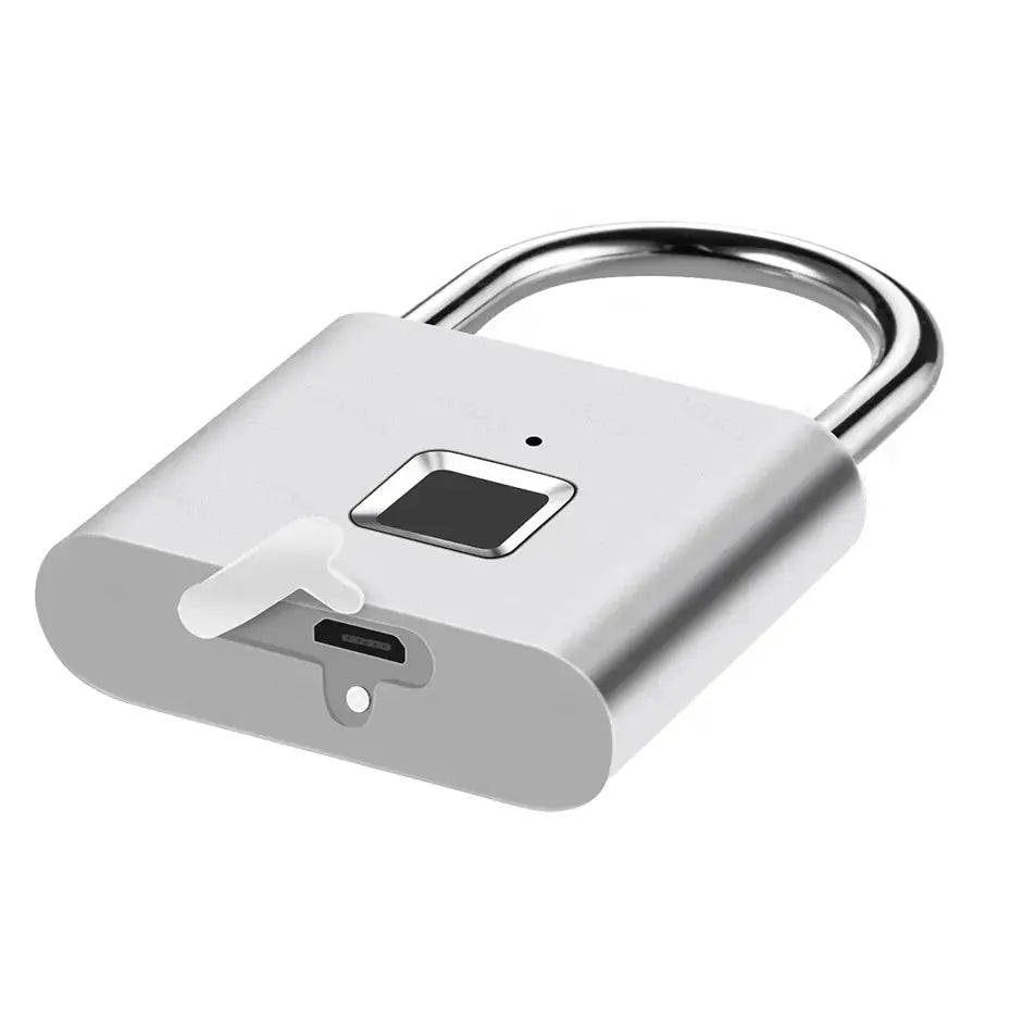 KERUI Smart Fingerprint Padlock – USB Rechargeable Waterproof Anti-Theft Lock