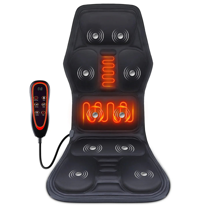Electric Infrared Massage Chair Cushion – Full-Body Vibrating Mat with Heat