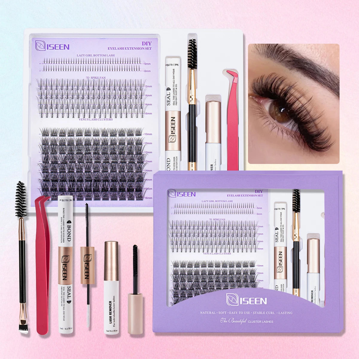 DIY Lash Extension Kit with Clusters & Tools