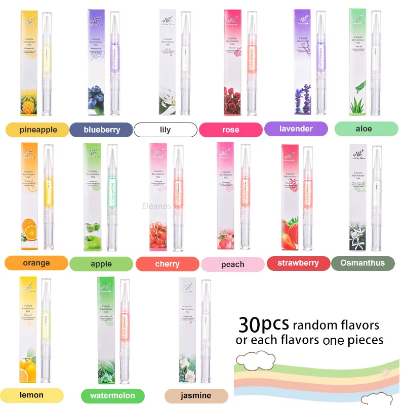 30pcs Cuticle Oil Pen Set – Nail & Hand Care