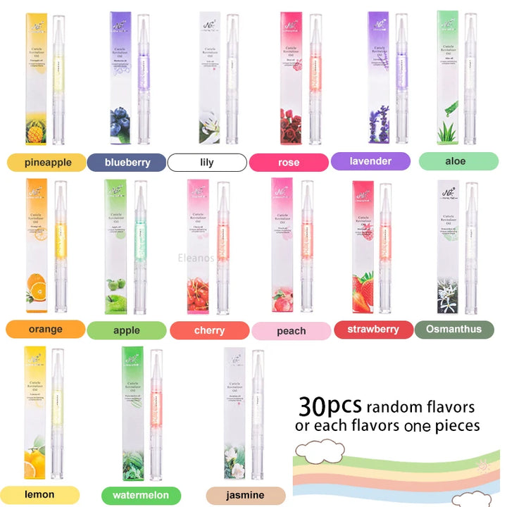 30pcs Cuticle Oil Pen Set – Nail & Hand Care