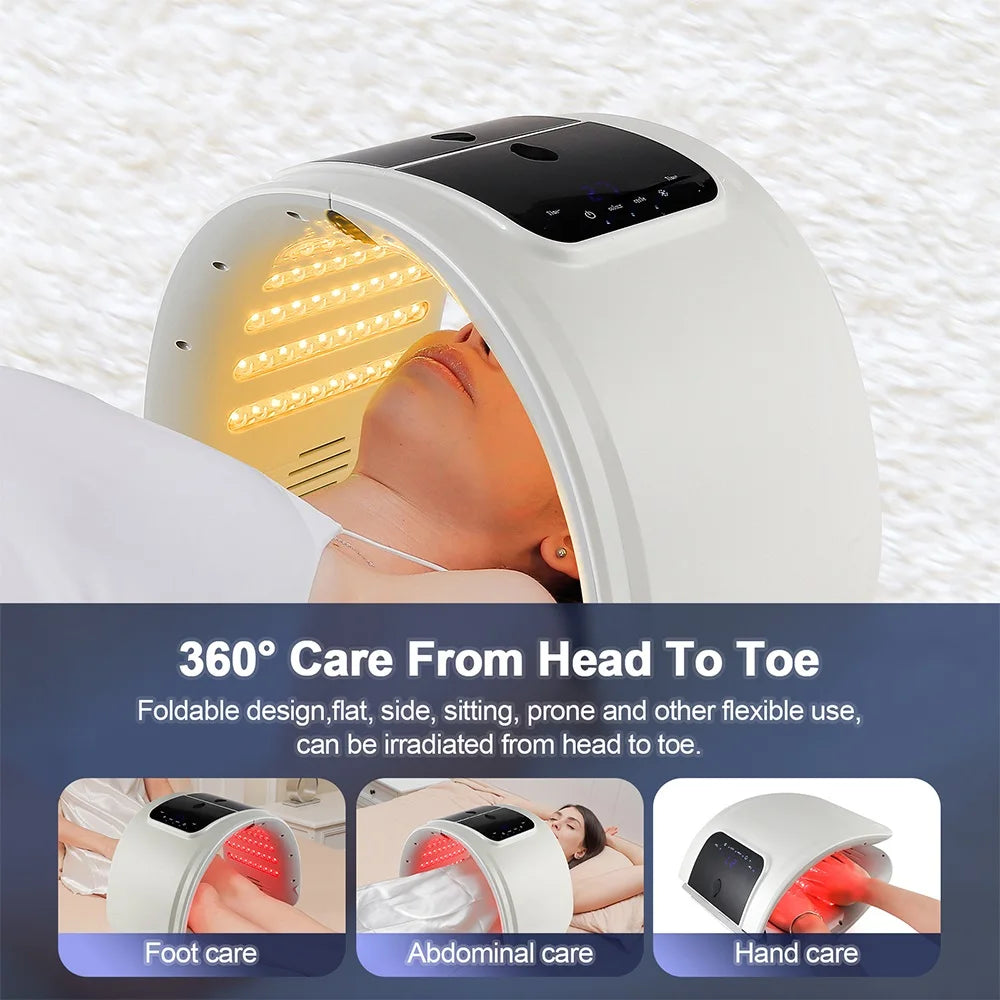 Foreverlily LED Face Mask PDT Machine – 7-Color Photon Therapy with Nano Spray