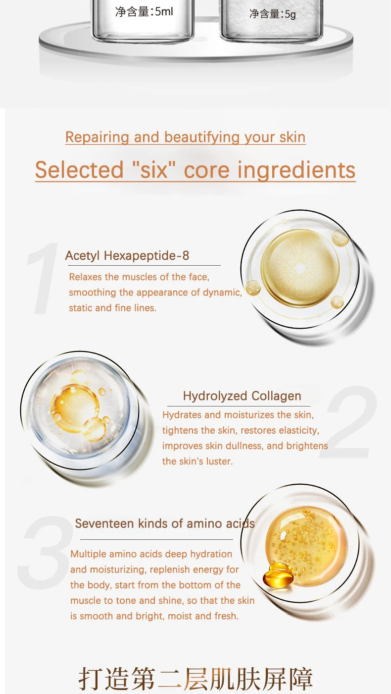 Collagen & Hyaluronic Acid Face Mask – Firming, Whitening & Anti-Wrinkle Care
