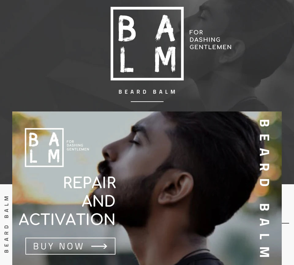 Natural Beard Balm & Growth Oil for Men
