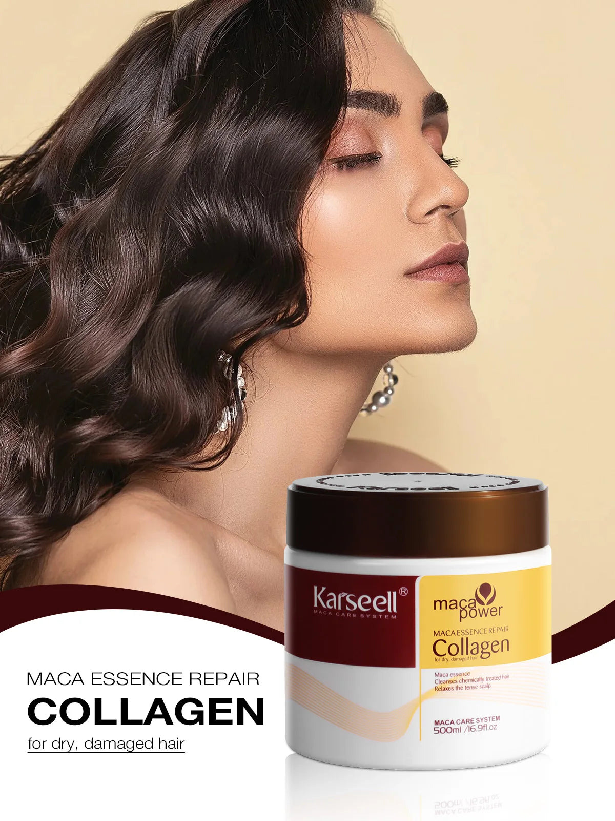 Karseell Collagen Hair Mask with Argan Oil