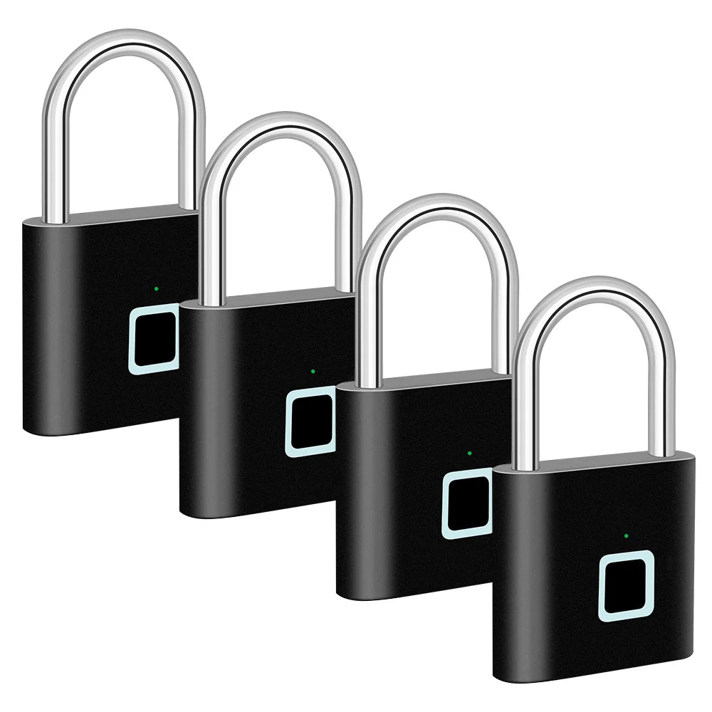 KERUI Smart Fingerprint Padlock – USB Rechargeable Waterproof Anti-Theft Lock