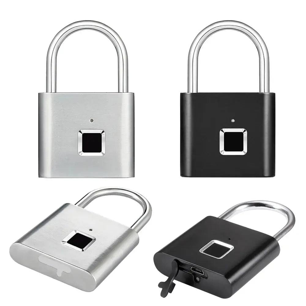 KERUI Smart Fingerprint Padlock – USB Rechargeable Waterproof Anti-Theft Lock