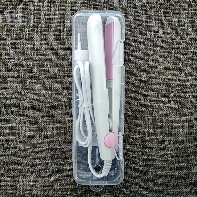 3-in-1 Professional Hair Styling Tool – Flat Iron, Curling Iron & Hot Comb