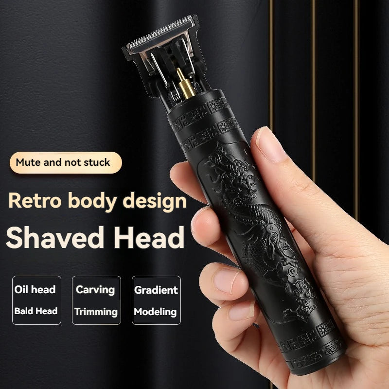T9 Electric Hair Clipper – 0mm Beard & Body Trimmer for Men
