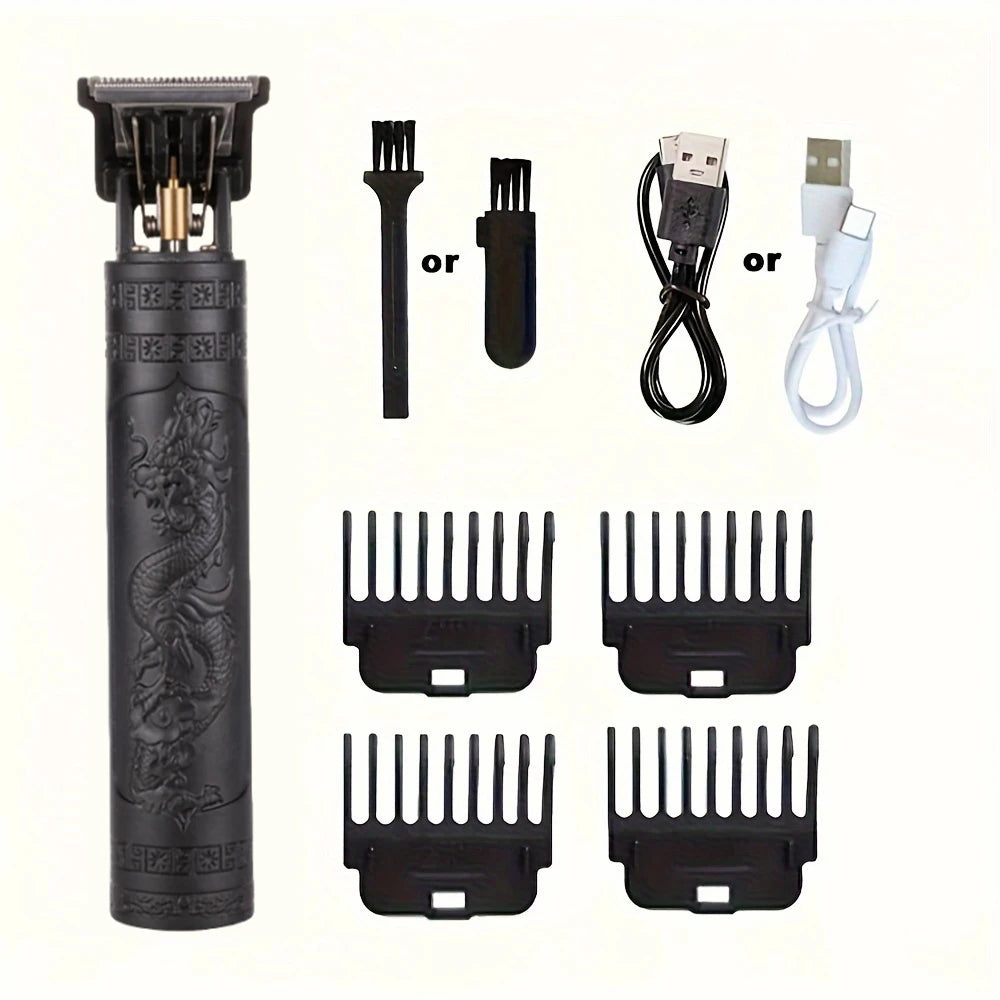 T9 LCD Electric Hair Trimmer – Precision Carving & Shaving Clipper for Men