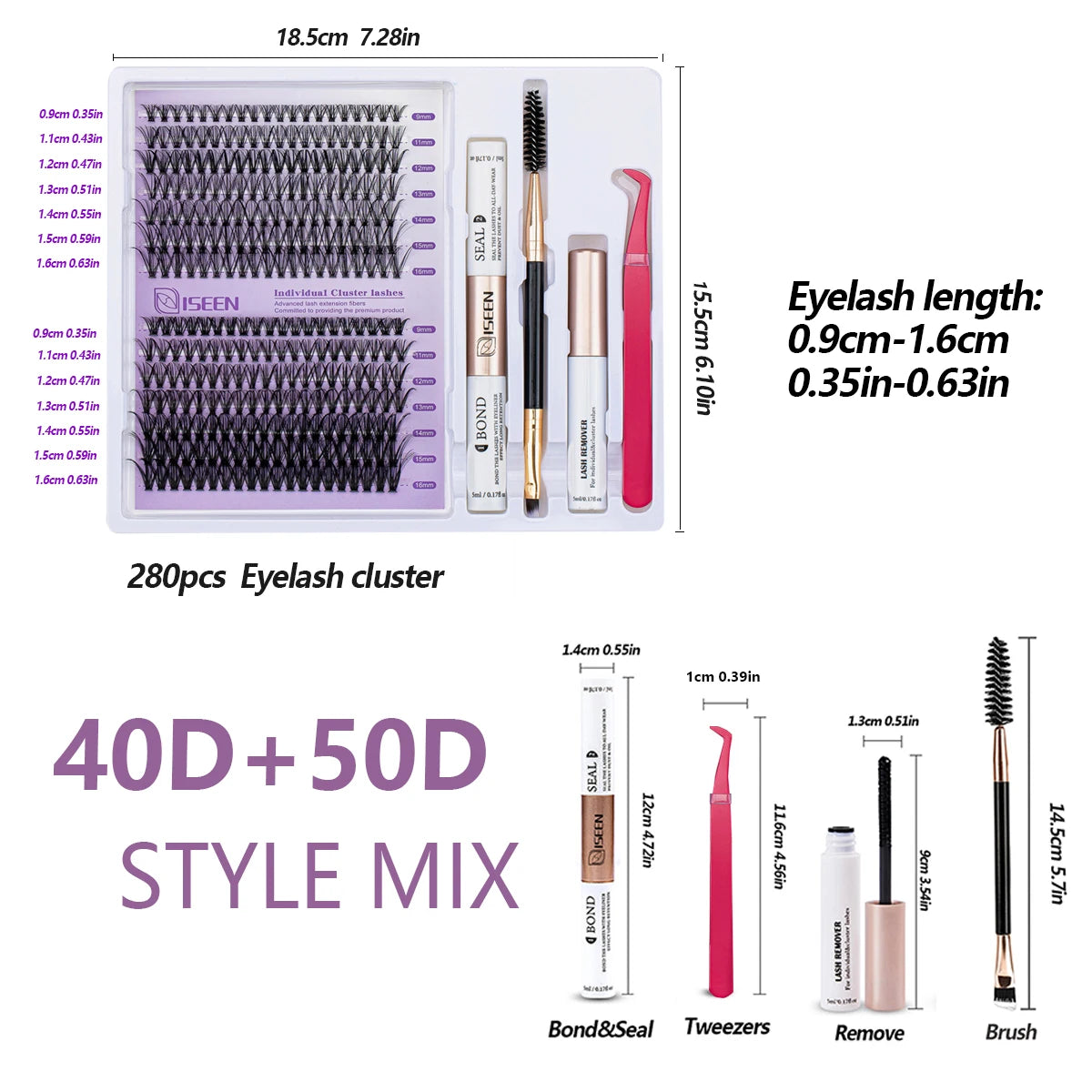 DIY Lash Extension Kit with Clusters & Tools