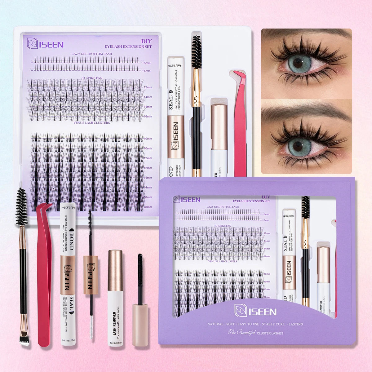 DIY Lash Extension Kit with Clusters & Tools