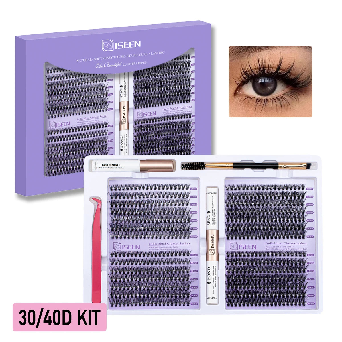 DIY Lash Extension Kit with Clusters & Tools