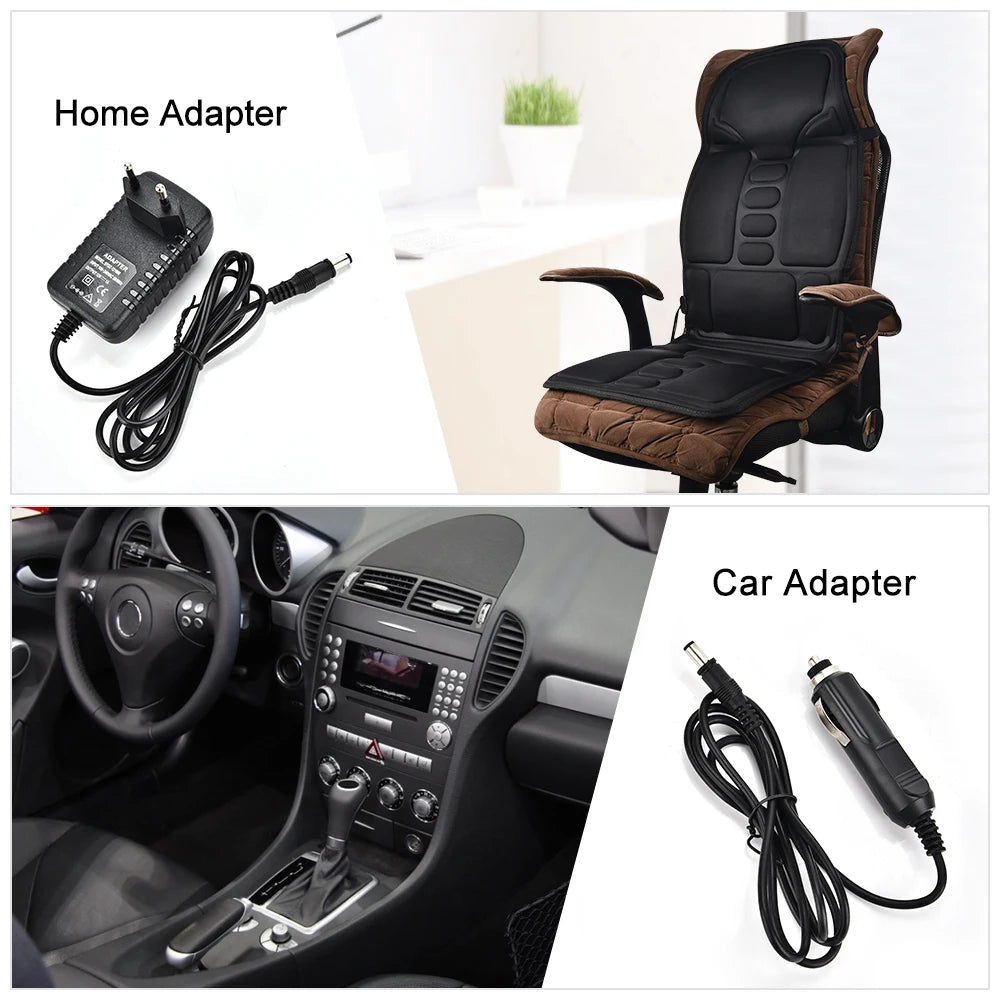 Electric Infrared Massage Chair Cushion – Full-Body Vibrating Mat with Heat