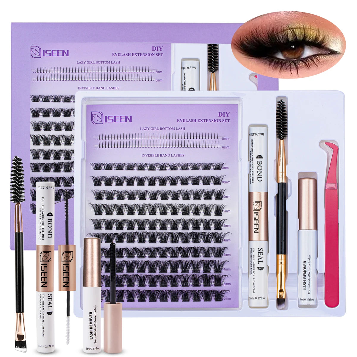 DIY Lash Extension Kit with Clusters & Tools