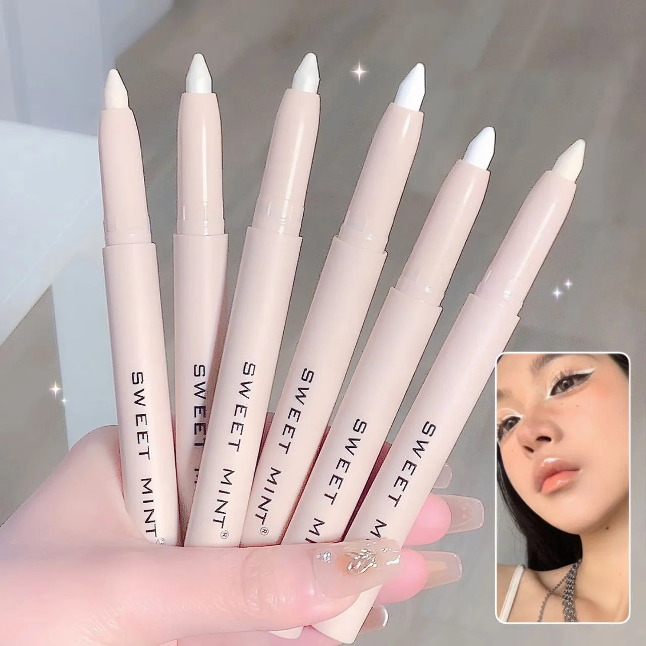 Lying Silkworm Eyeshadow Highlighter Pen – Matte & Pearl Brightening Stick
