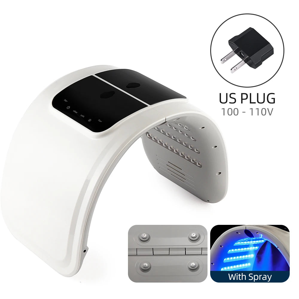 Foreverlily LED Face Mask PDT Machine – 7-Color Photon Therapy with Nano Spray