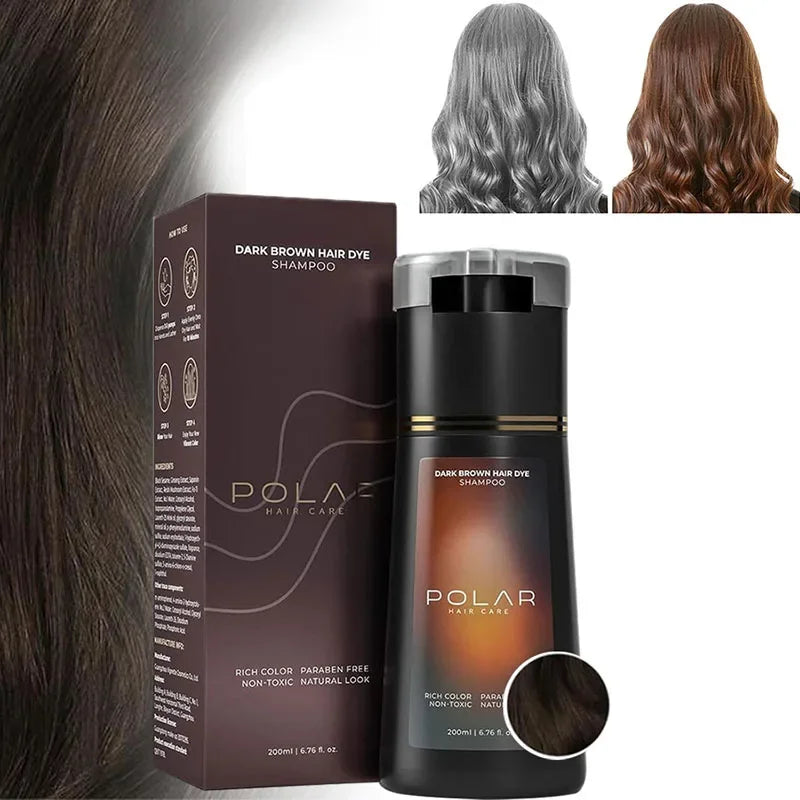 3-in-1 Quick Black Hair Dye Shampoo