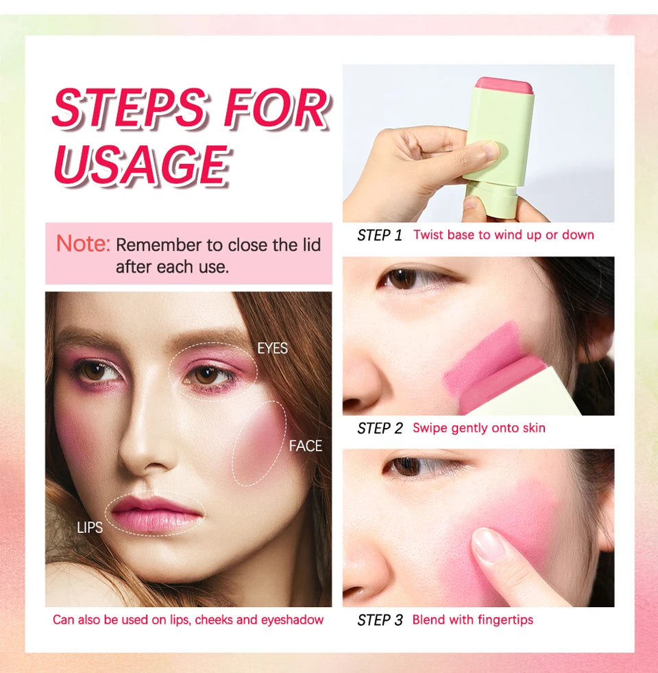 pixiBlush Matte Pink Blush Stick